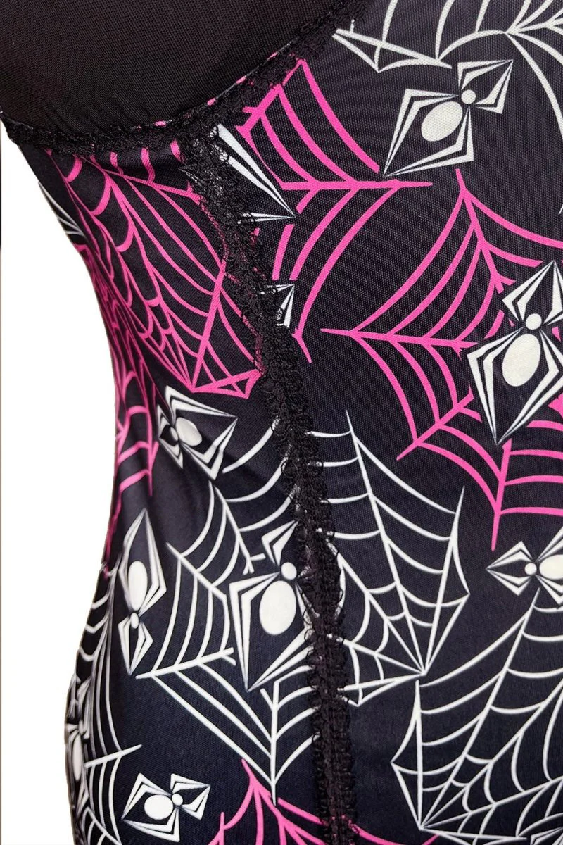 Love Webs Spiderwebs Chaos Cami Dress - Image 7