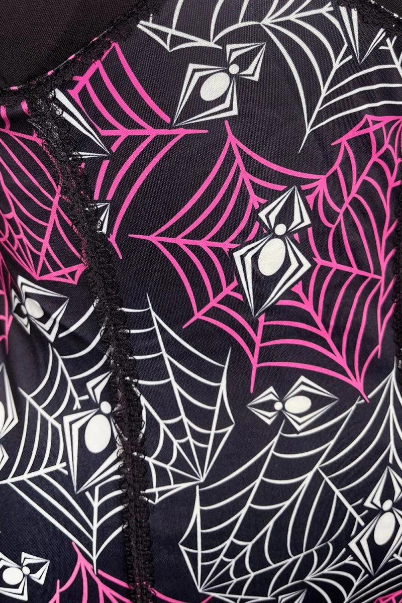 Love Webs Spiderwebs Chaos Cami Dress - Image 8