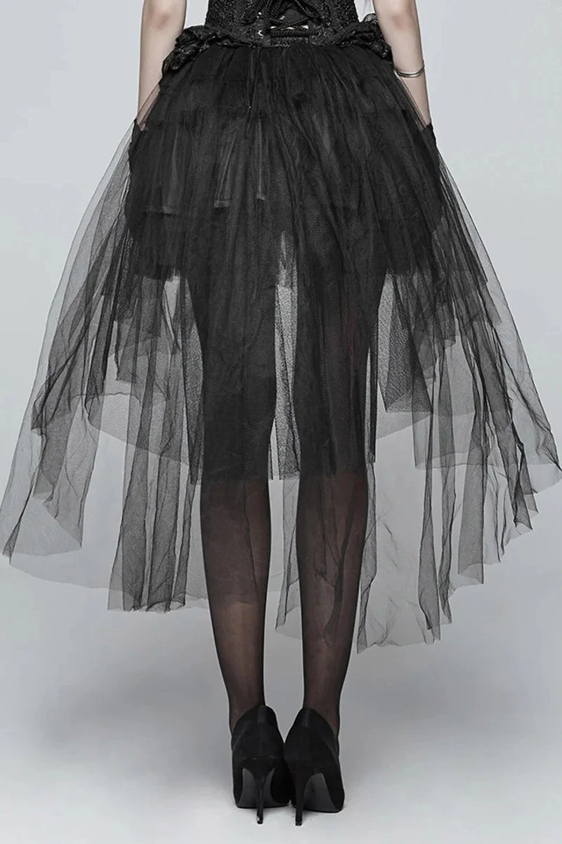 Lunar Layered Tulle Skirt - Image 4