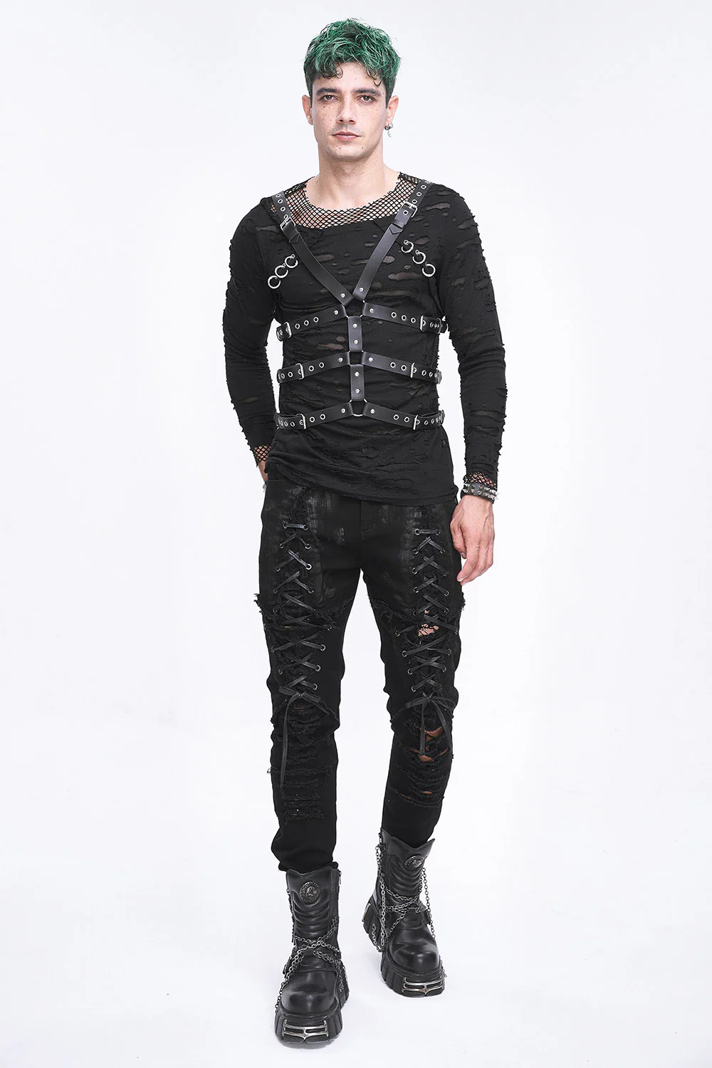 Machinist Vegan Leather Harness - Image 2