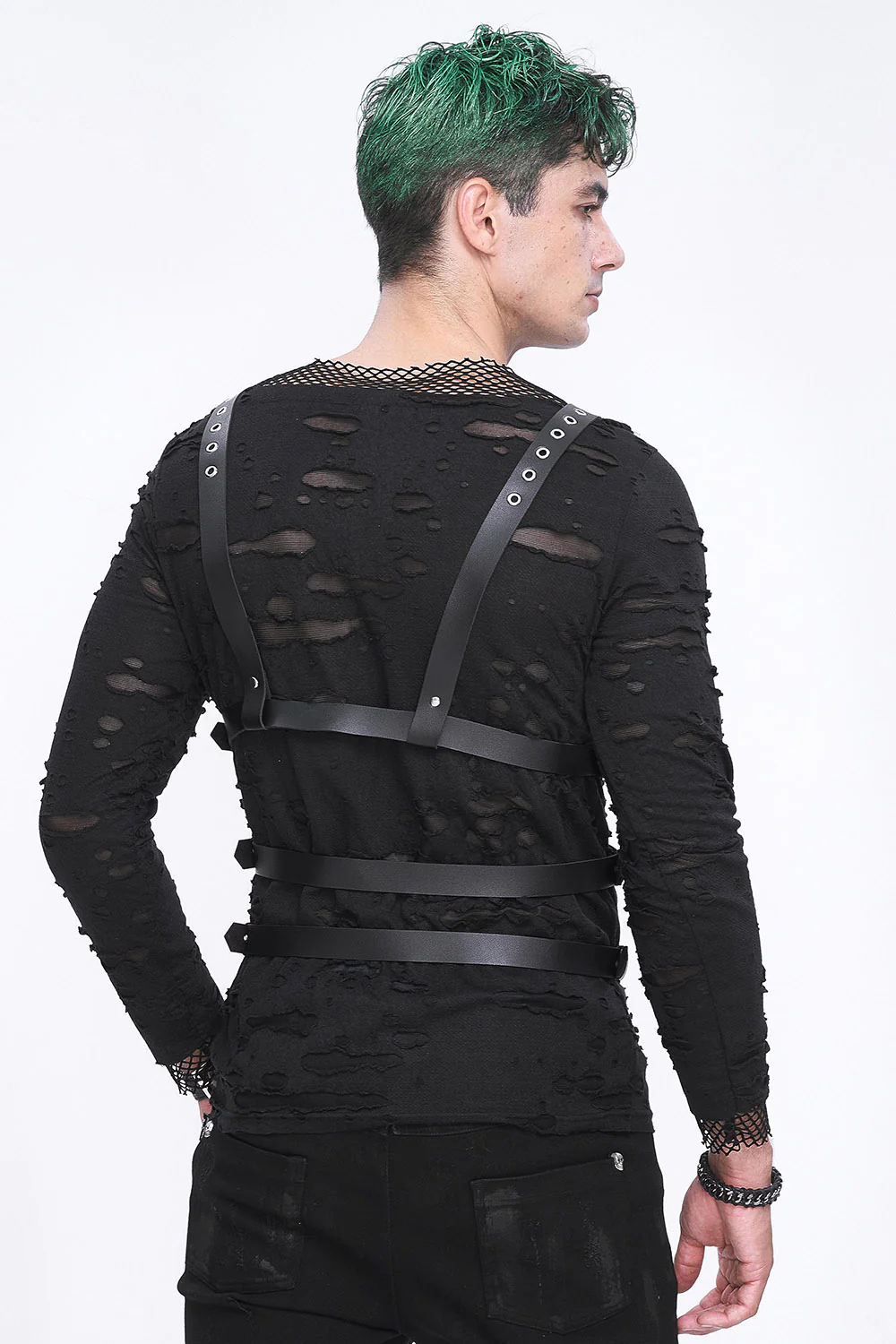Machinist Vegan Leather Harness - Image 4