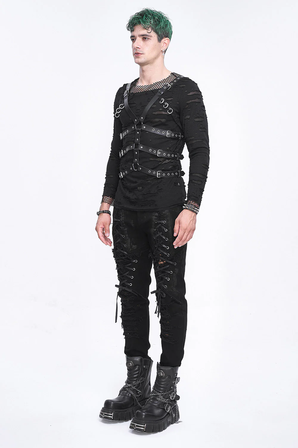 Machinist Vegan Leather Harness - Image 5