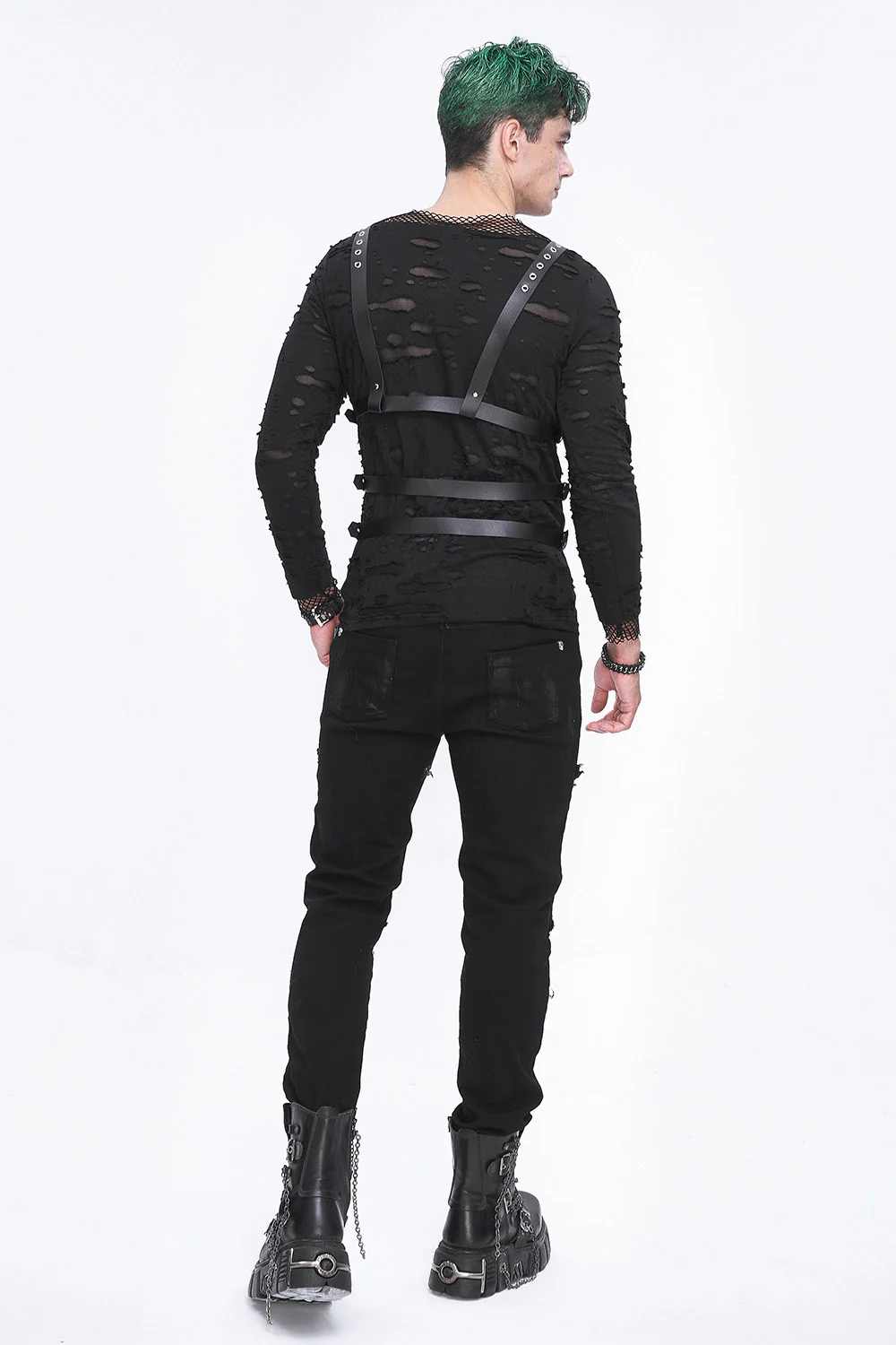 Machinist Vegan Leather Harness - Image 6