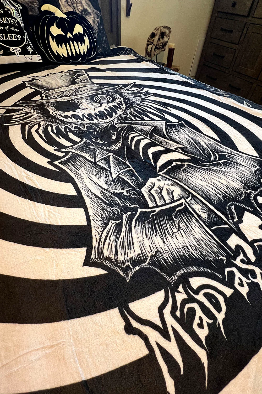 Mad as a Hatter Throw Blanket - Image 5