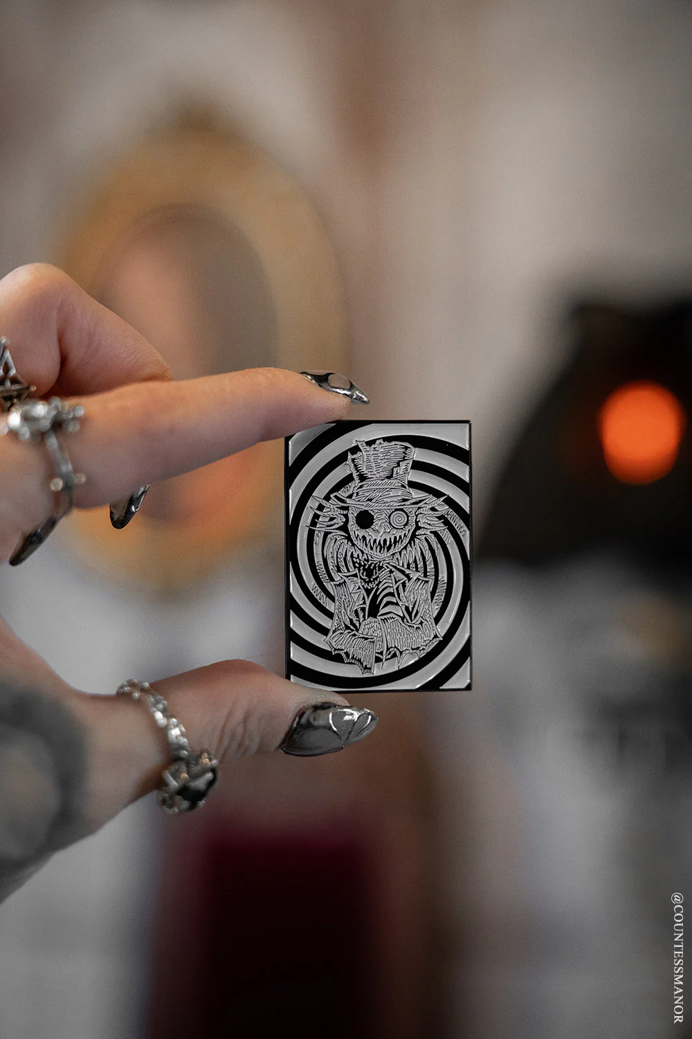 Mad Hatter Enamel Pin - Image 3