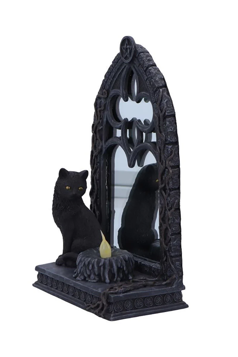Magic Mirror Cat Figurine - Image 3