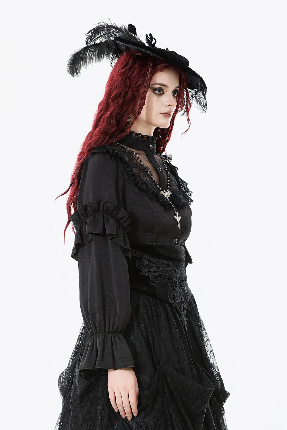 Manor Haunt Ruffled Blouse - Image 5