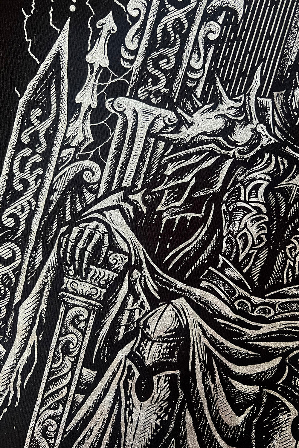 Medieval Knight T-shirt [Metallic Silver] - Image 10