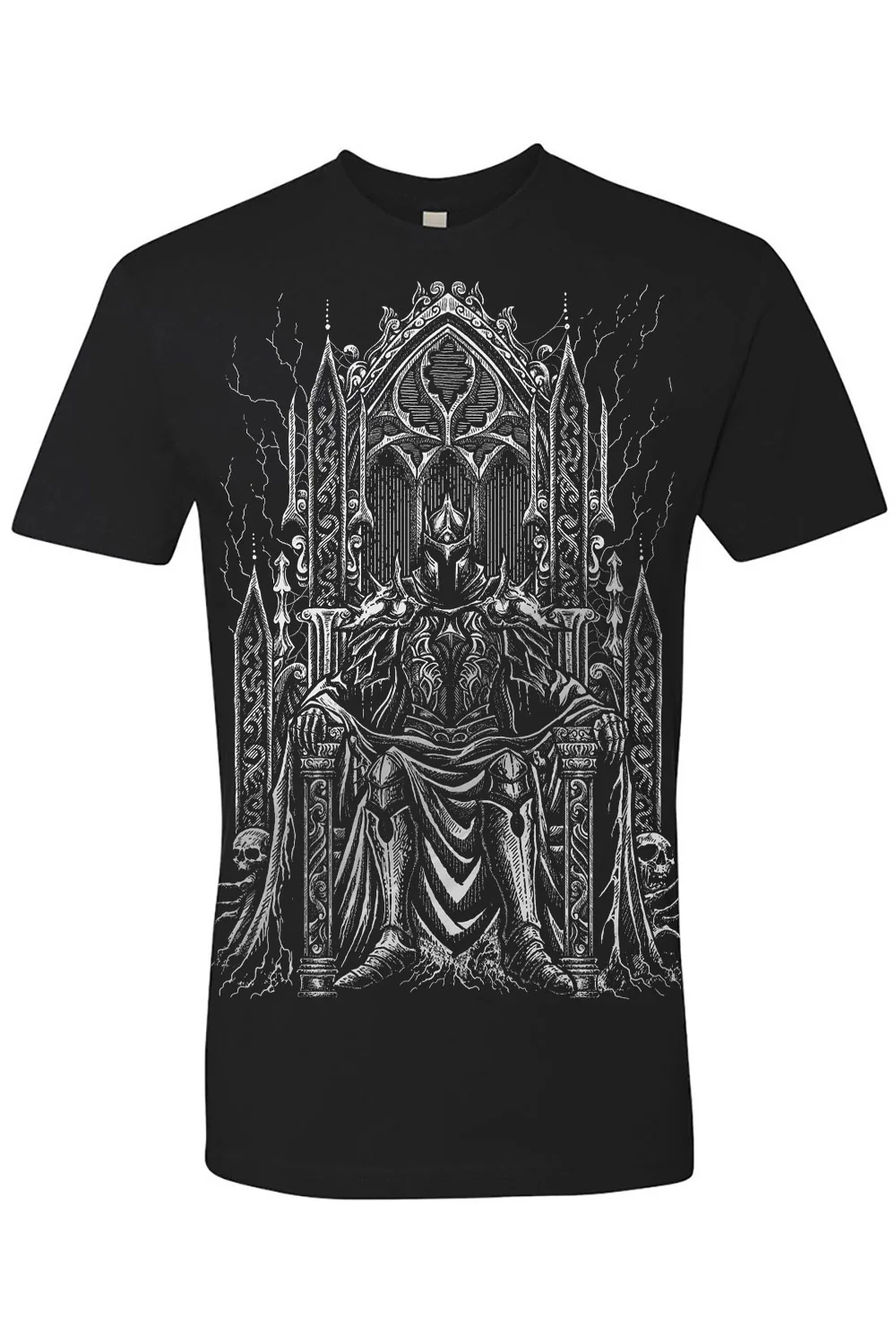 Medieval Knight T-shirt [Metallic Silver] - Image 3