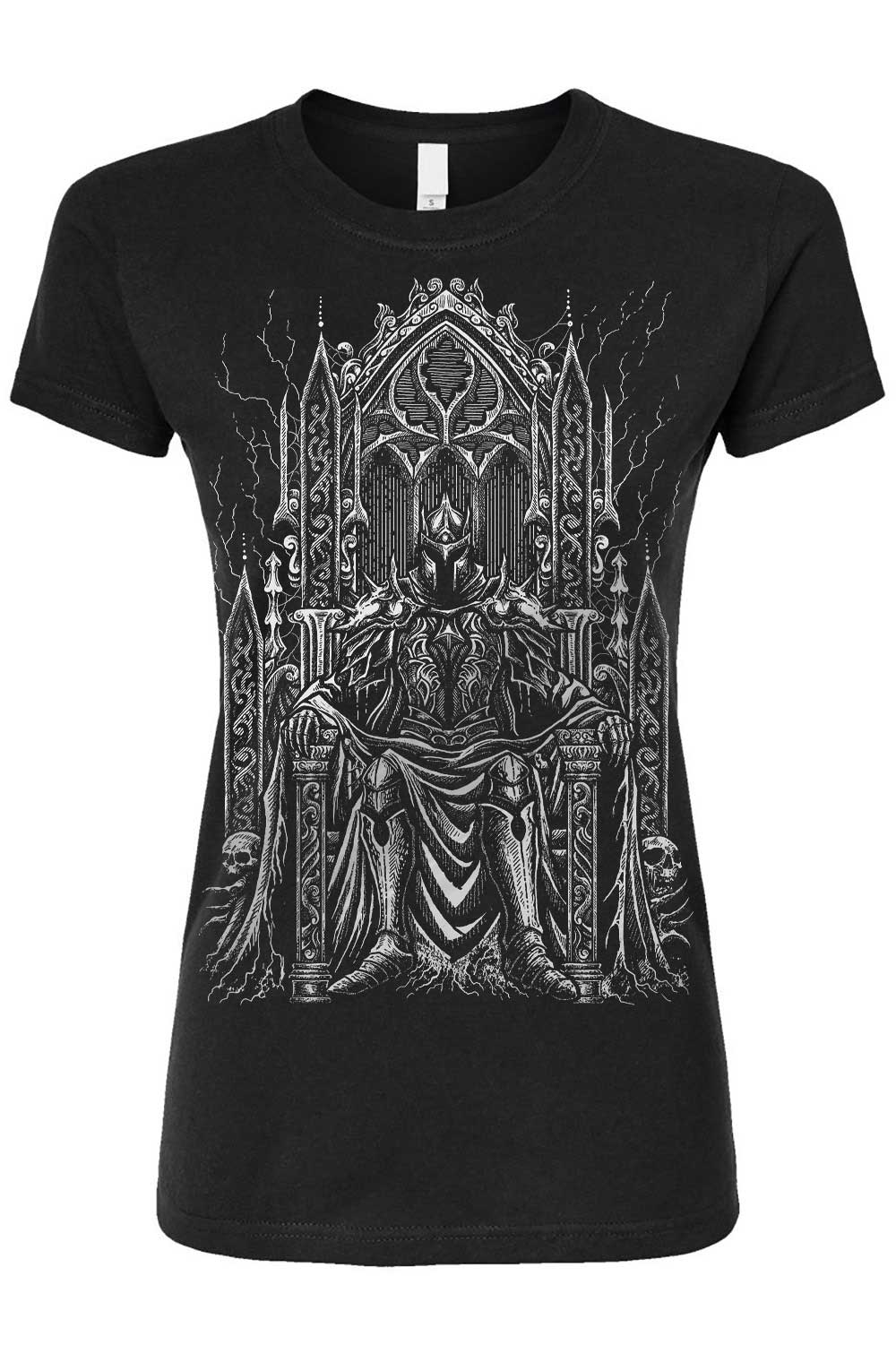 Medieval Knight T-shirt [Metallic Silver] - Image 4