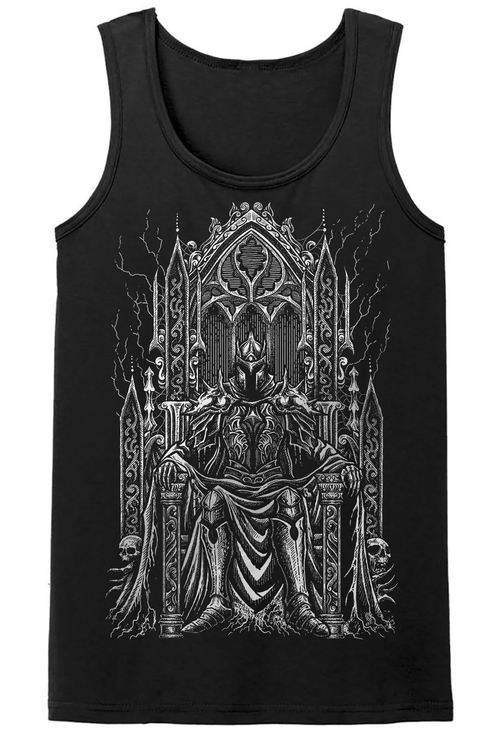 Medieval Knight T-shirt [Metallic Silver] - Image 6