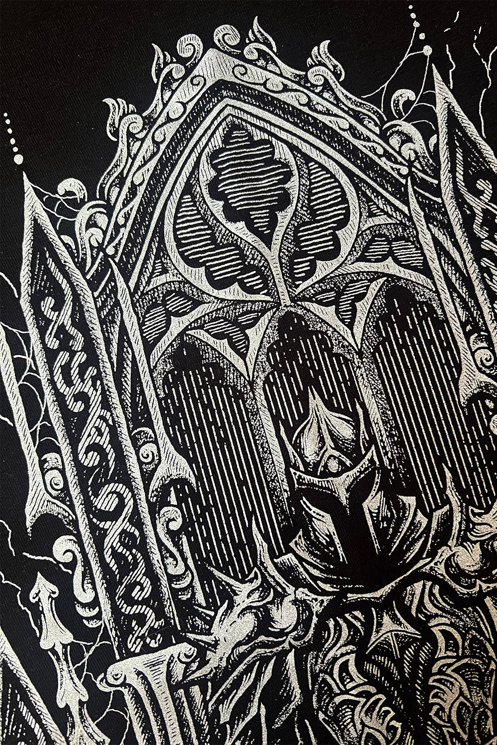 Medieval Knight T-shirt [Metallic Silver] - Image 8