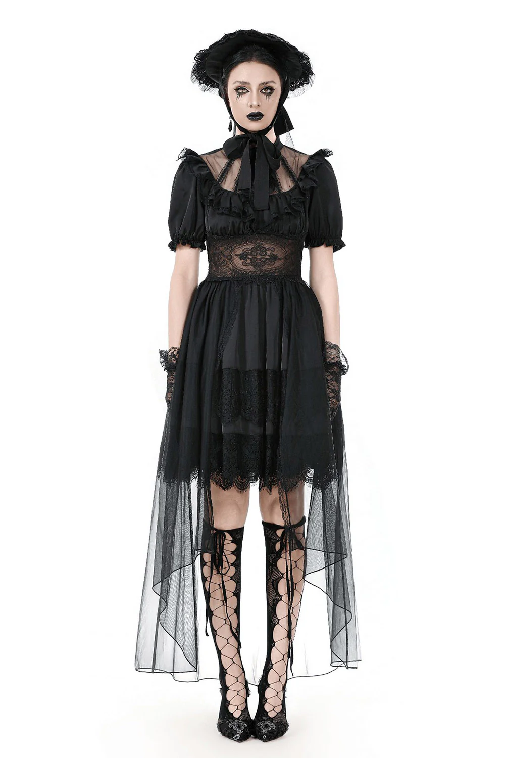 Memento Mori Veiled Vintage Hat - Image 3