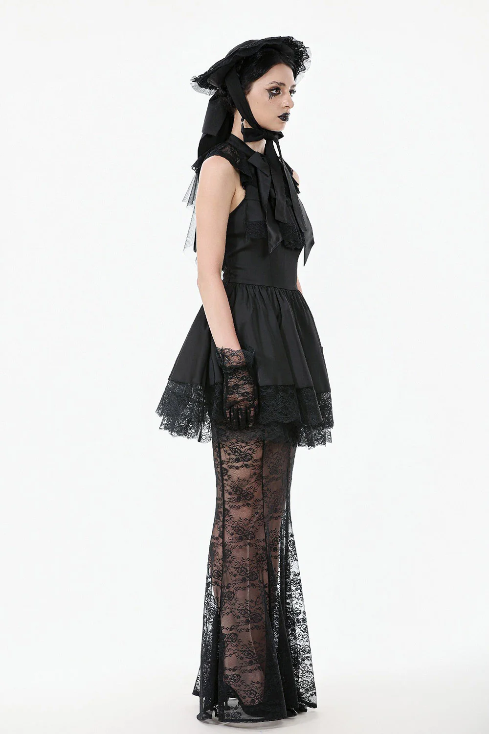 Memento Mori Veiled Vintage Hat - Image 5