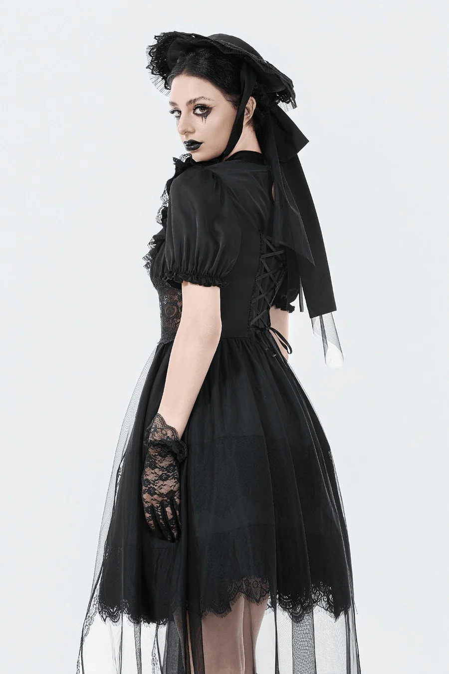 Memento Mori Veiled Vintage Hat - Image 7