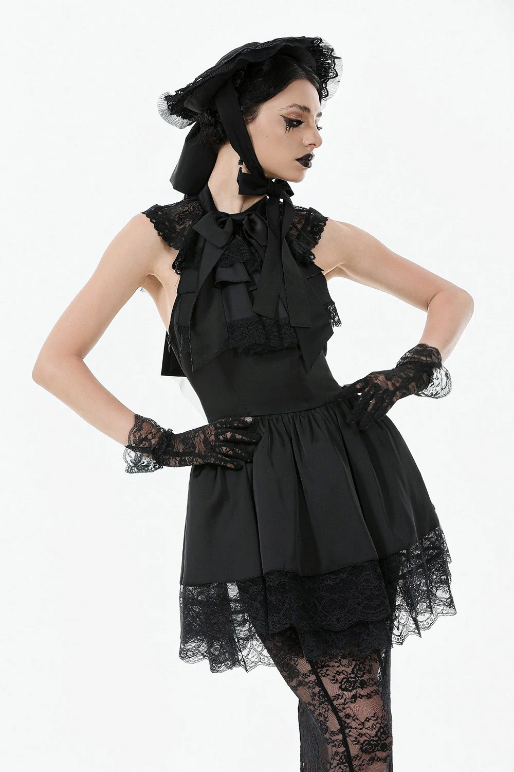 Memento Mori Veiled Vintage Hat - Image 8