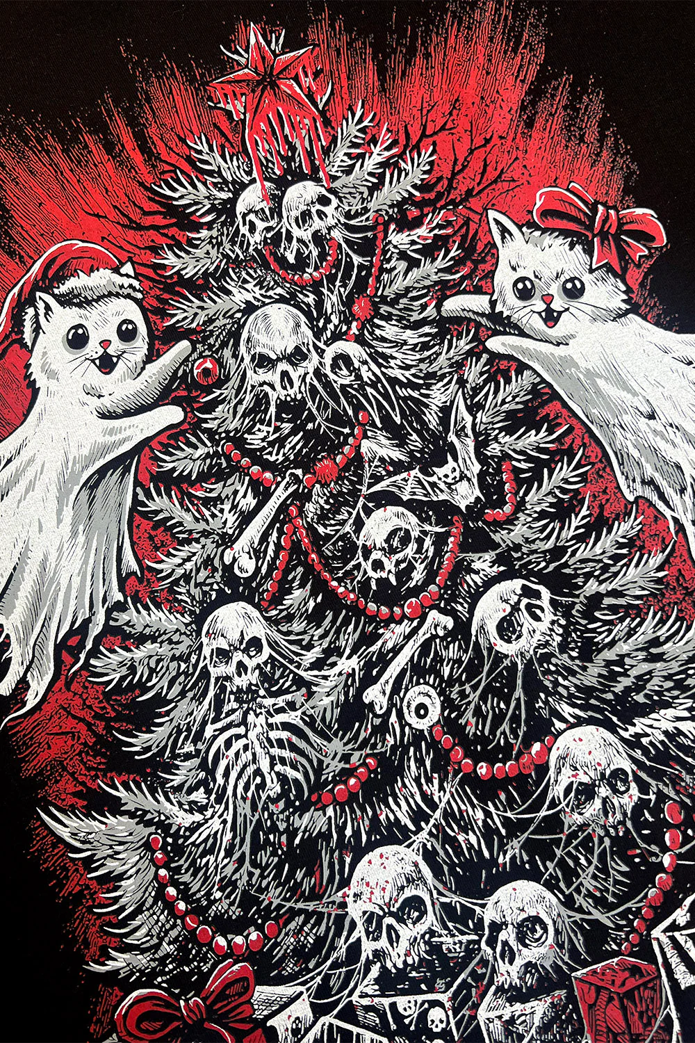 Merry Catmas Hoodie - Image 11