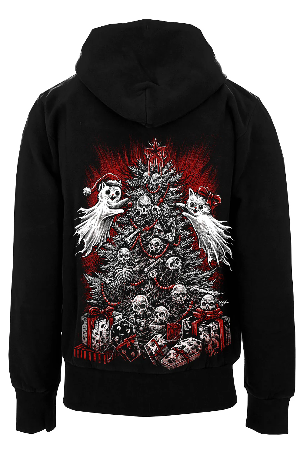 Merry Catmas Hoodie - Image 6
