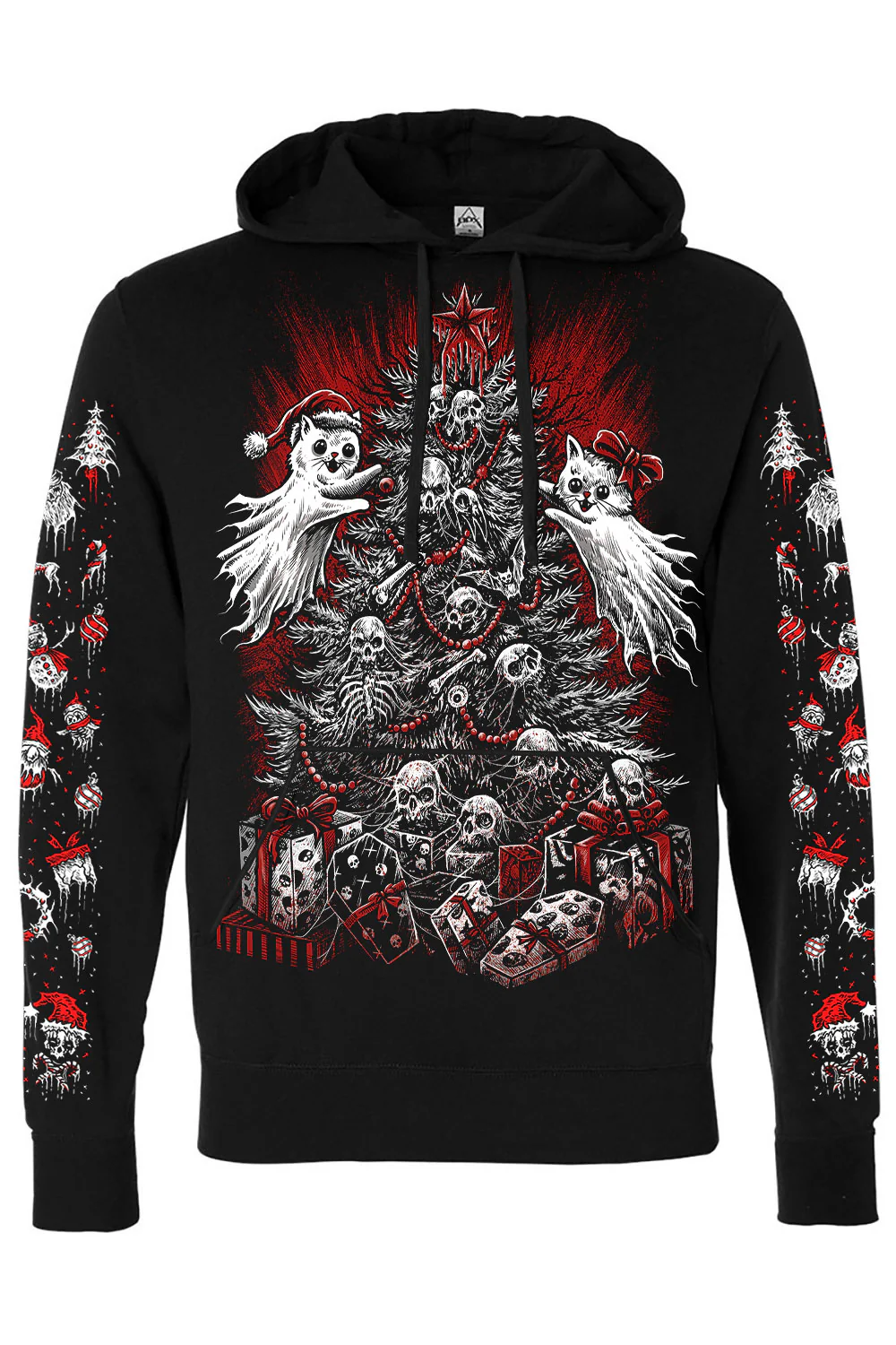 Merry Catmas Hoodie - Image 7