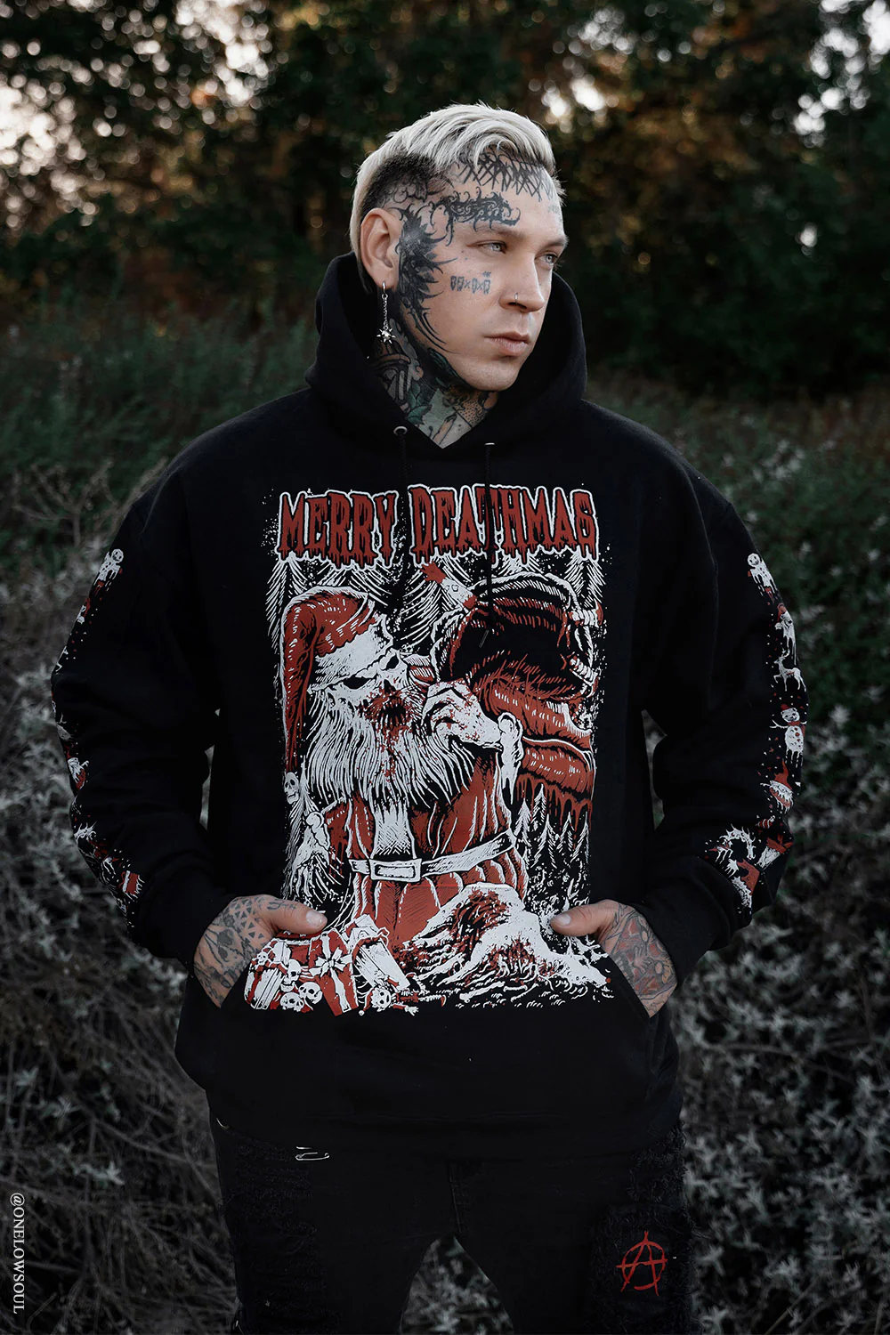Merry Deathmas Christmas Hoodie - Image 10