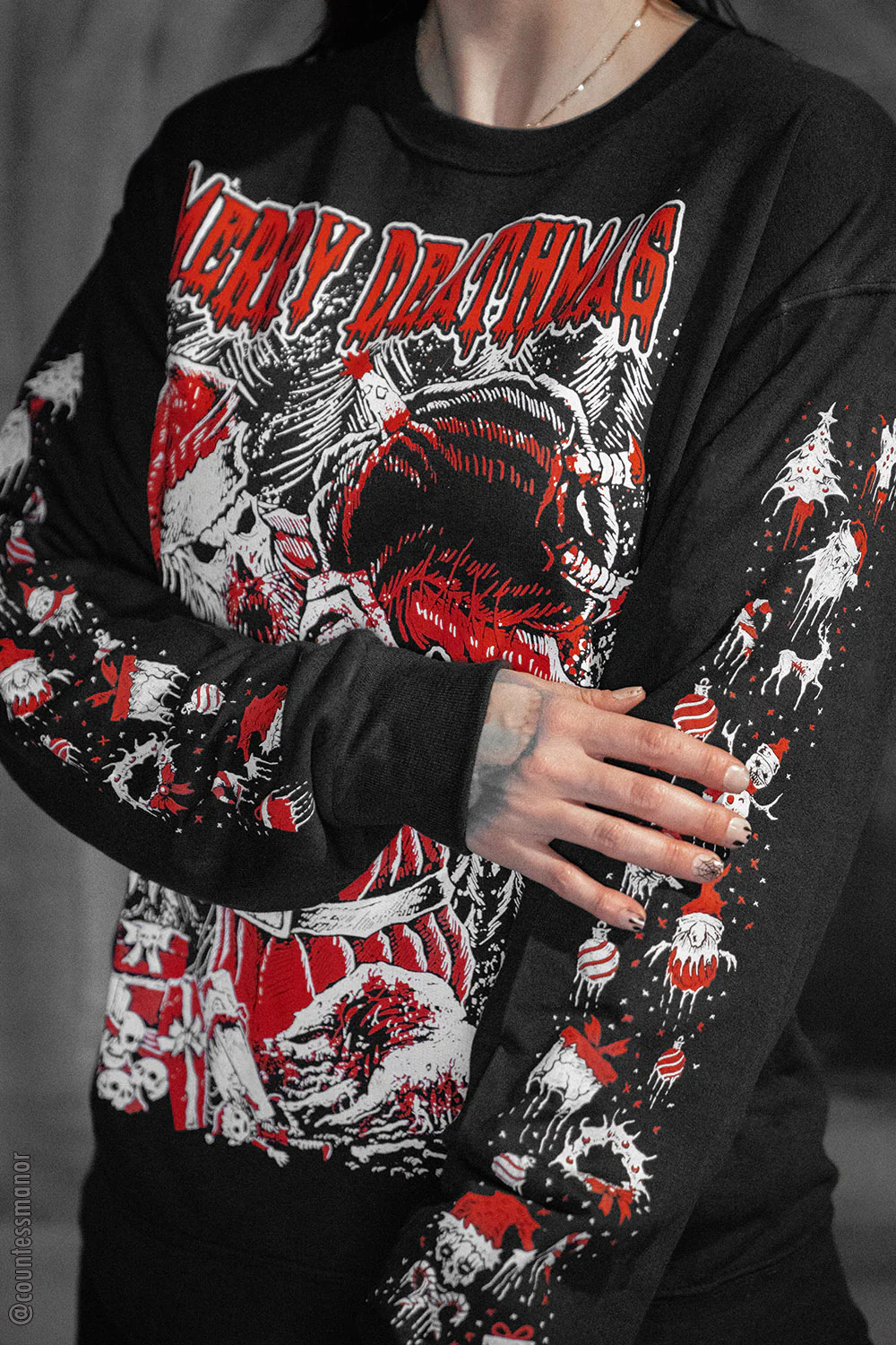 Merry Deathmas Christmas Tee [Multiple Styles Available] - Image 3