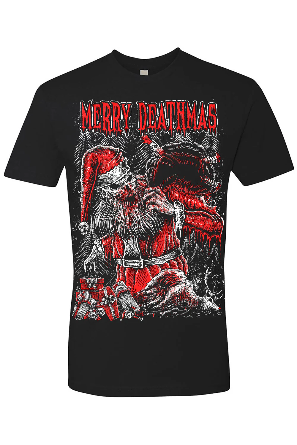 Merry Deathmas Christmas Tee [Multiple Styles Available] - Image 4