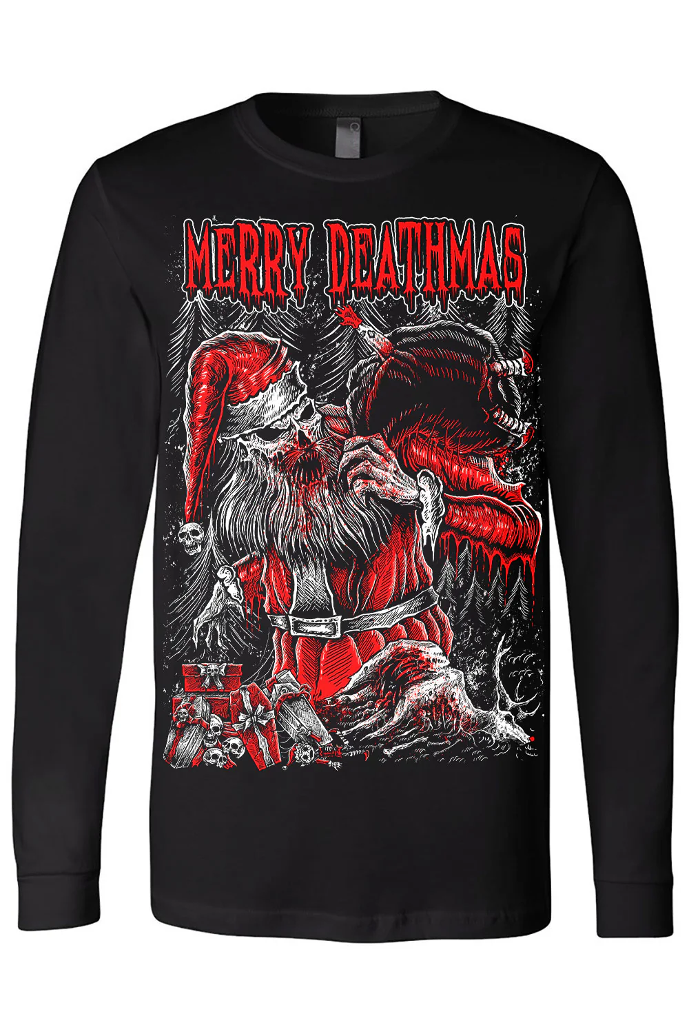 Merry Deathmas Christmas Tee [Multiple Styles Available] - Image 6