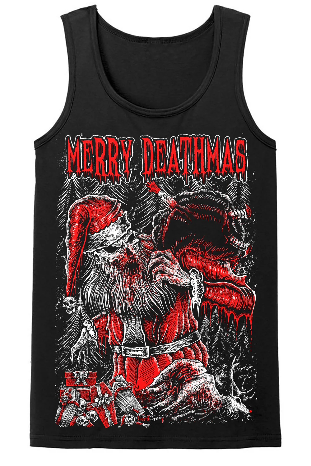 Merry Deathmas Christmas Tee [Multiple Styles Available] - Image 7
