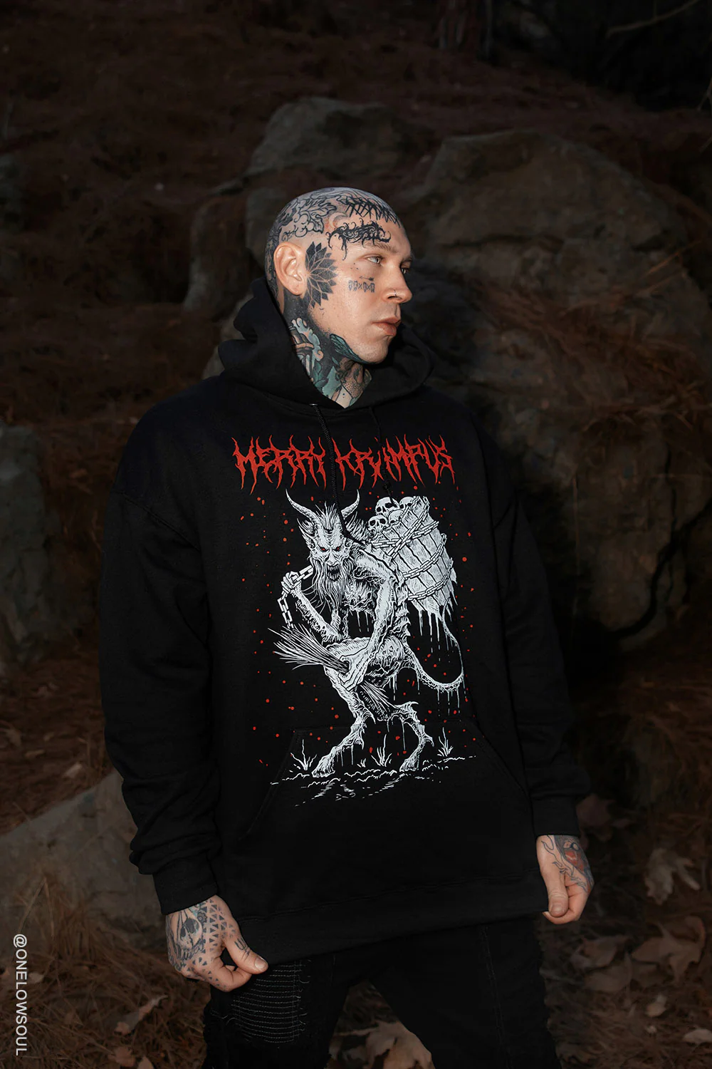 Merry Krampus Hoodie - Image 3