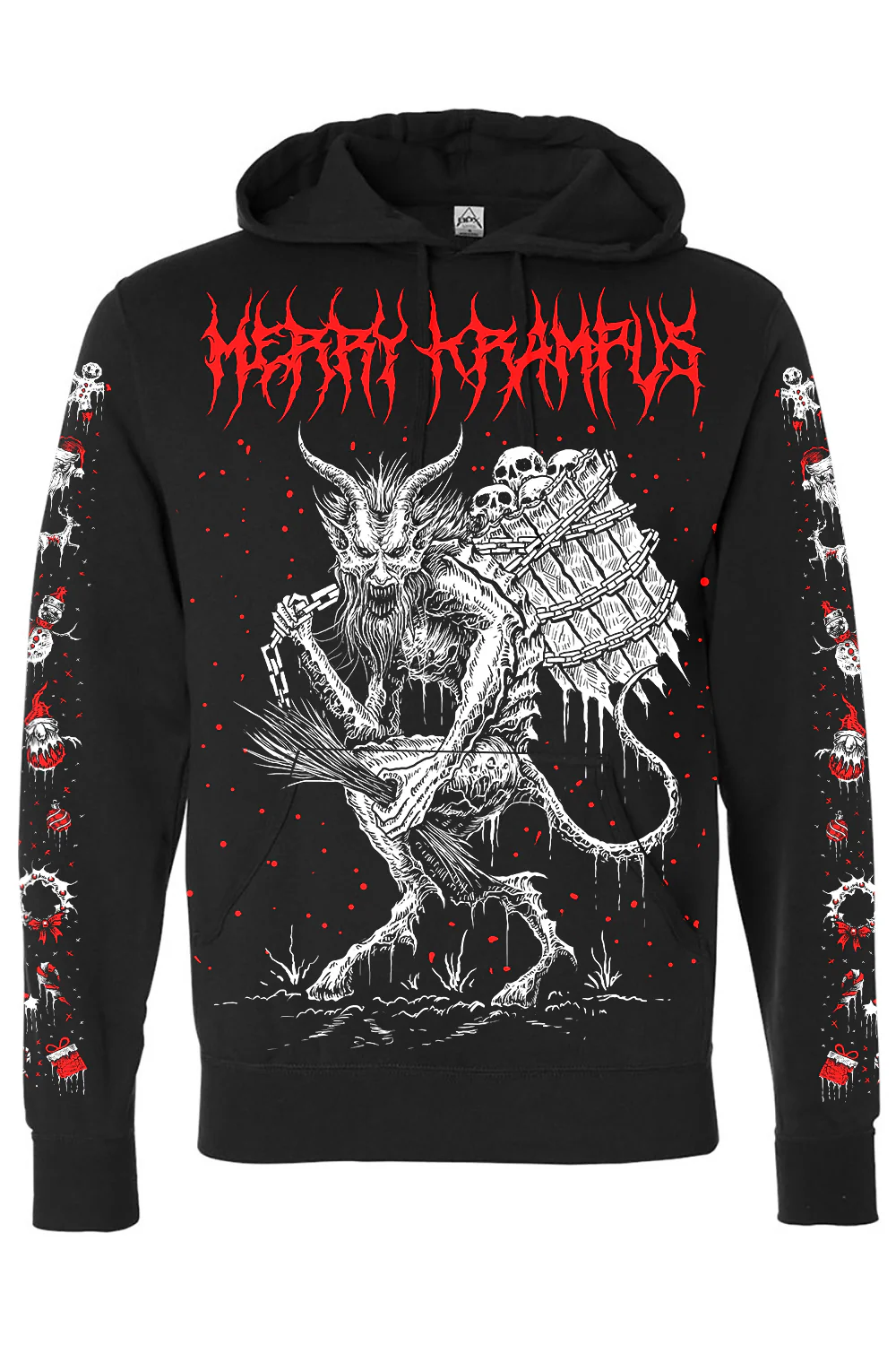 Merry Krampus Hoodie - Image 6