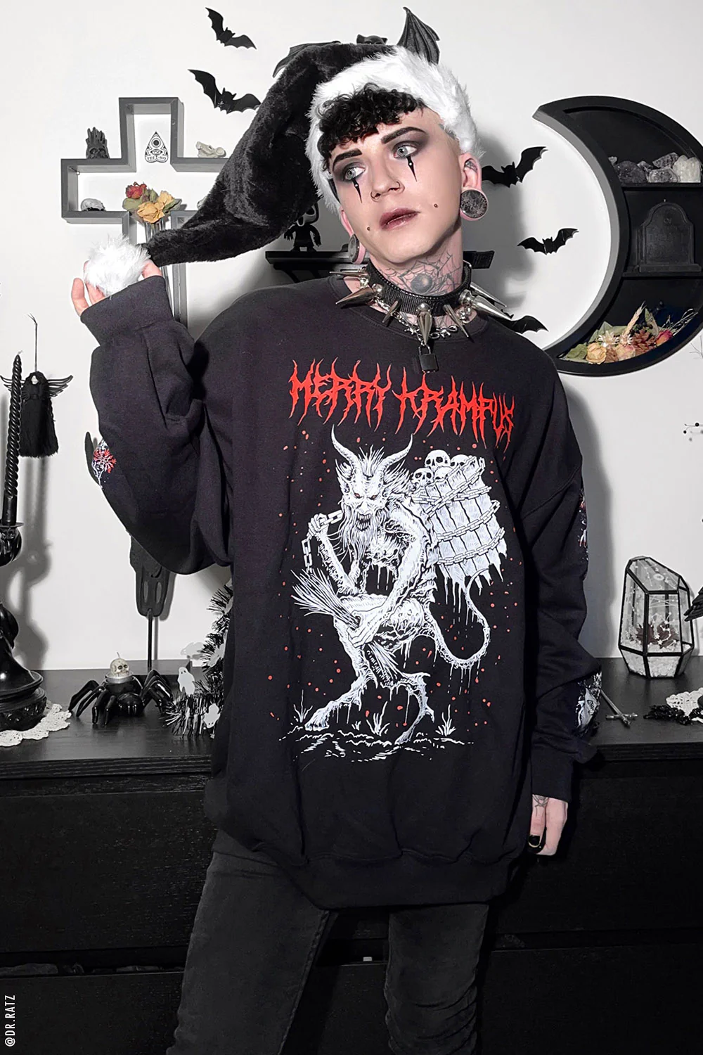 Merry Krampus Sweatshirt - Image 11