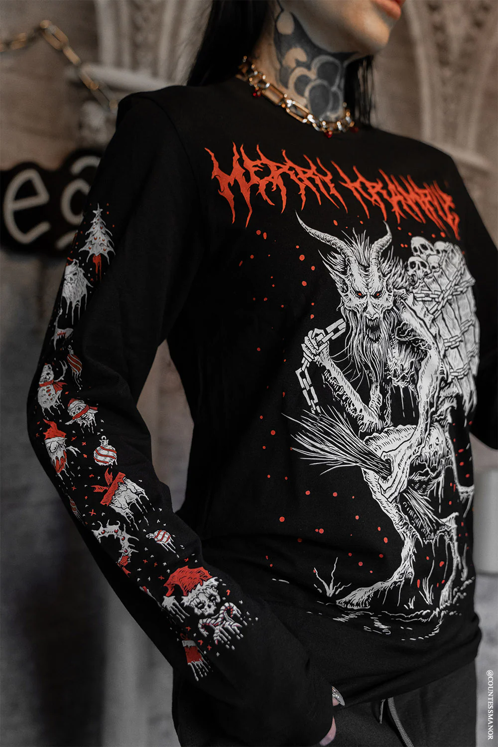 Merry Krampus T-shirt - Image 11