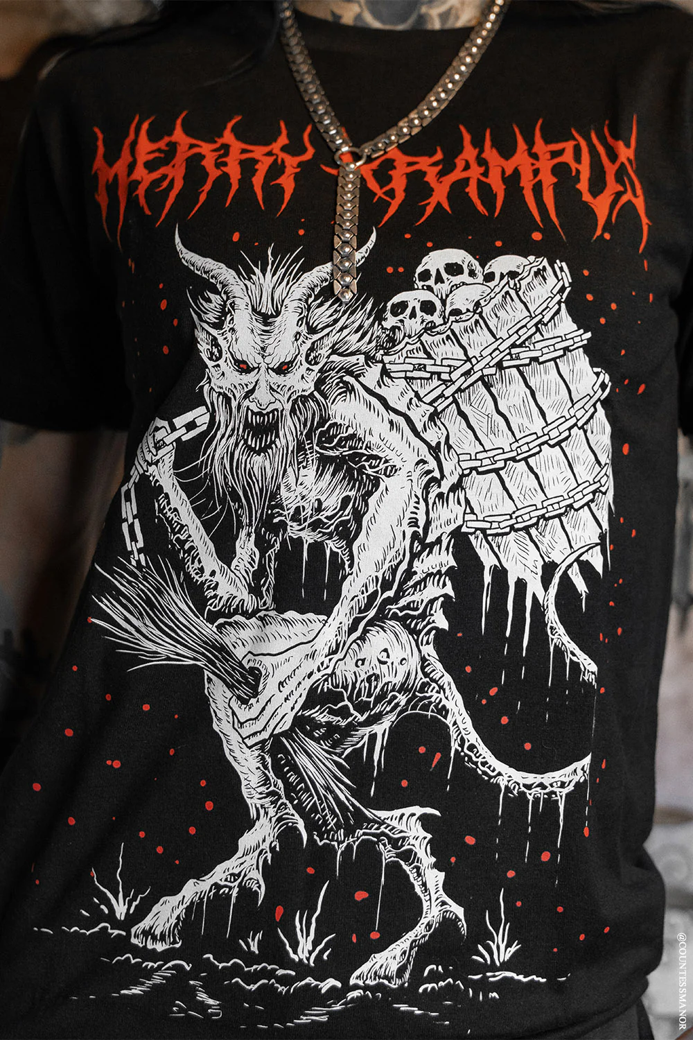 Merry Krampus T-shirt - Image 3