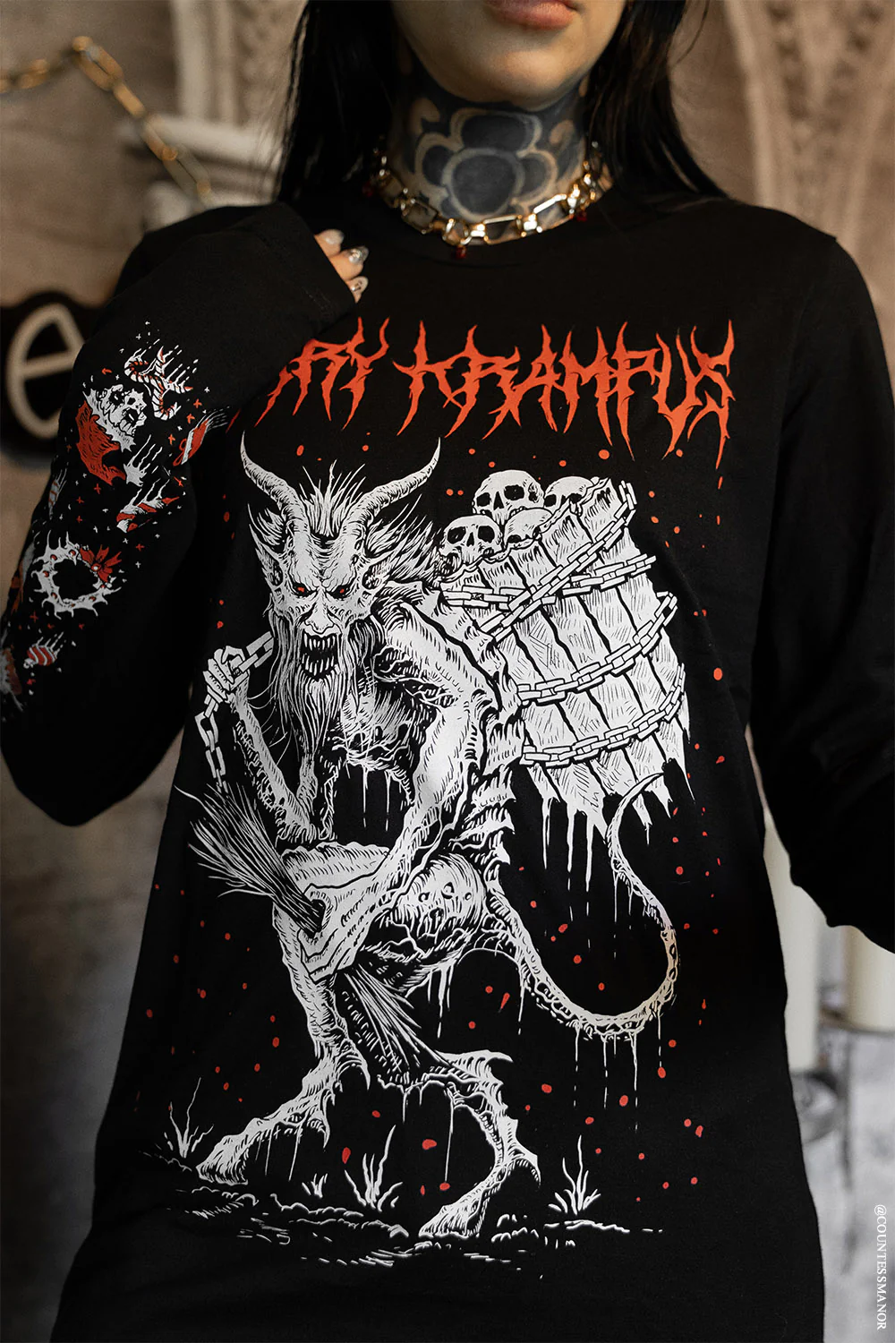 Merry Krampus T-shirt - Image 9