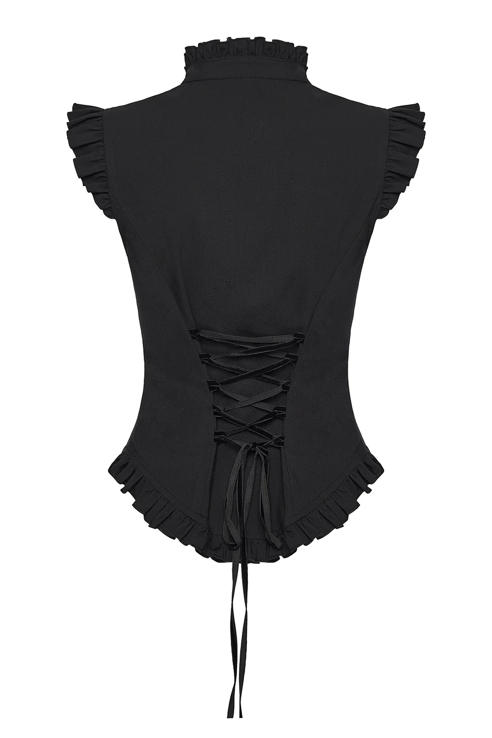 Midnight Garden Ruffled Top - Image 7