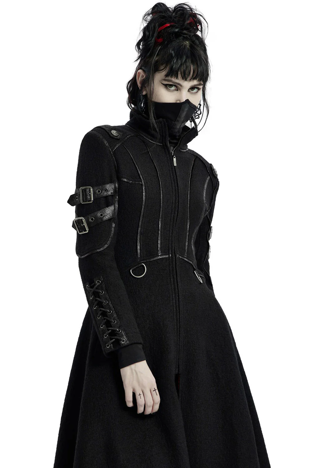 Midnight Militia Gothic Coat [BLACK] - Image 2