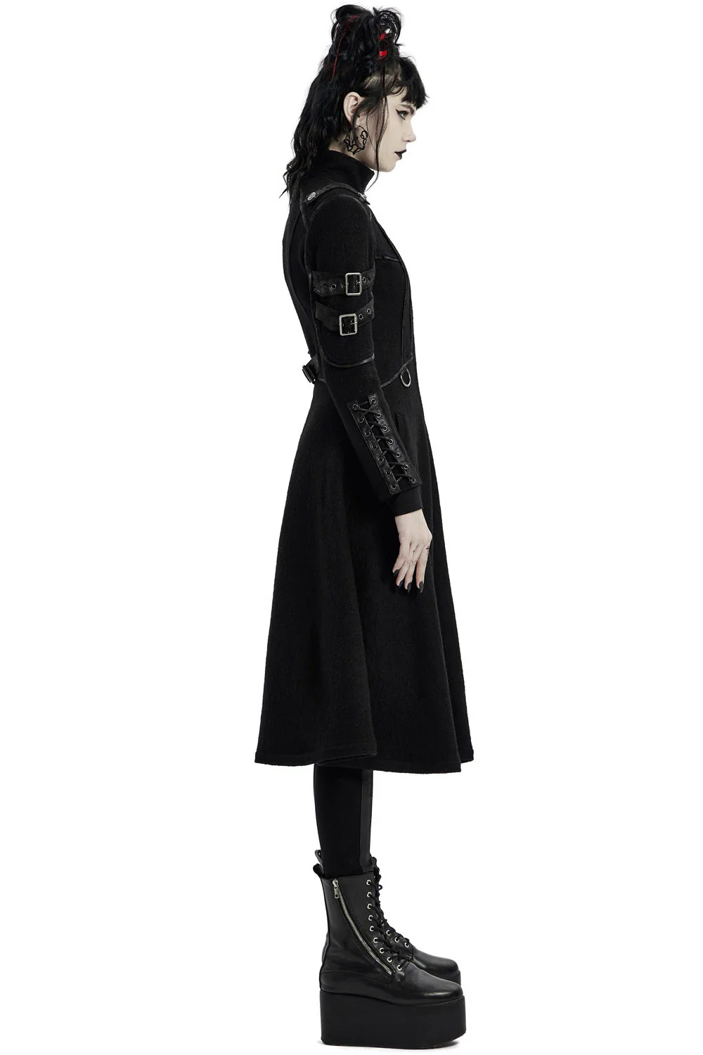 Midnight Militia Gothic Coat [BLACK] - Image 4