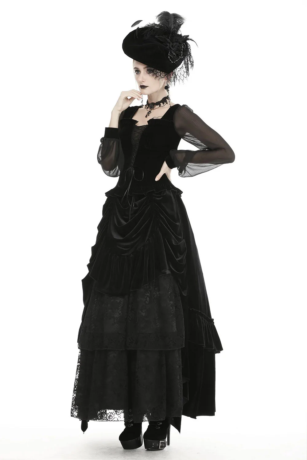 Midnight Moon Maxi Skirt