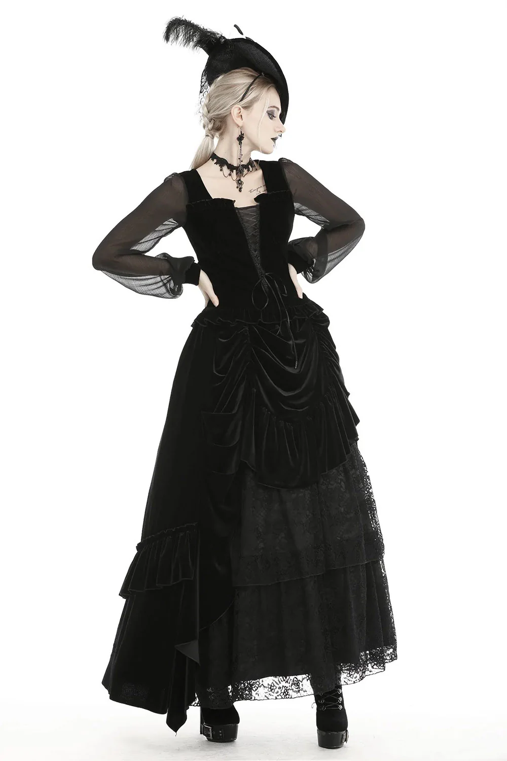 Midnight Moon Maxi Skirt - Image 3
