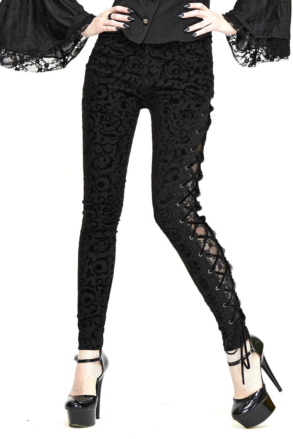 Midnight Spell Brocade Pants - Image 2