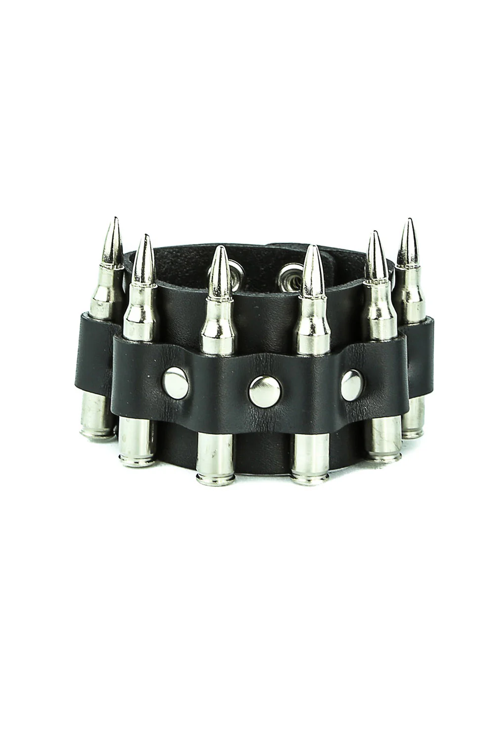 Military Goth Bullet Bracelet [NICKEL BULLETS] - Image 4