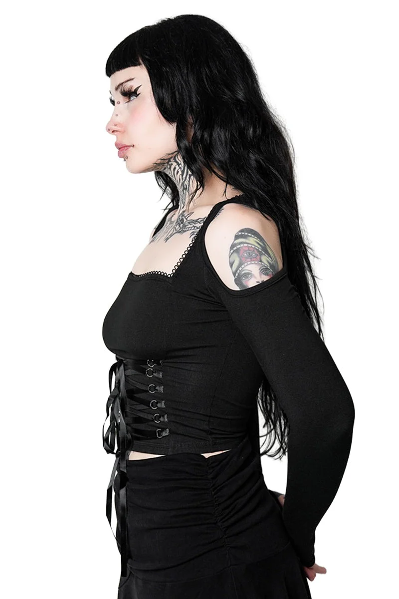 Minerva Cold Shoulder Top - Image 3
