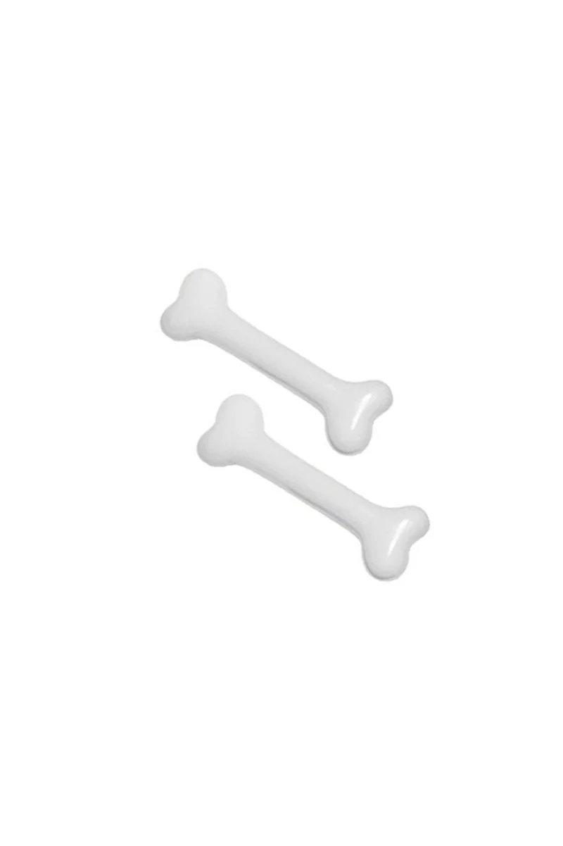 Mini Bone Hair Slides [WHITE] - Image 3