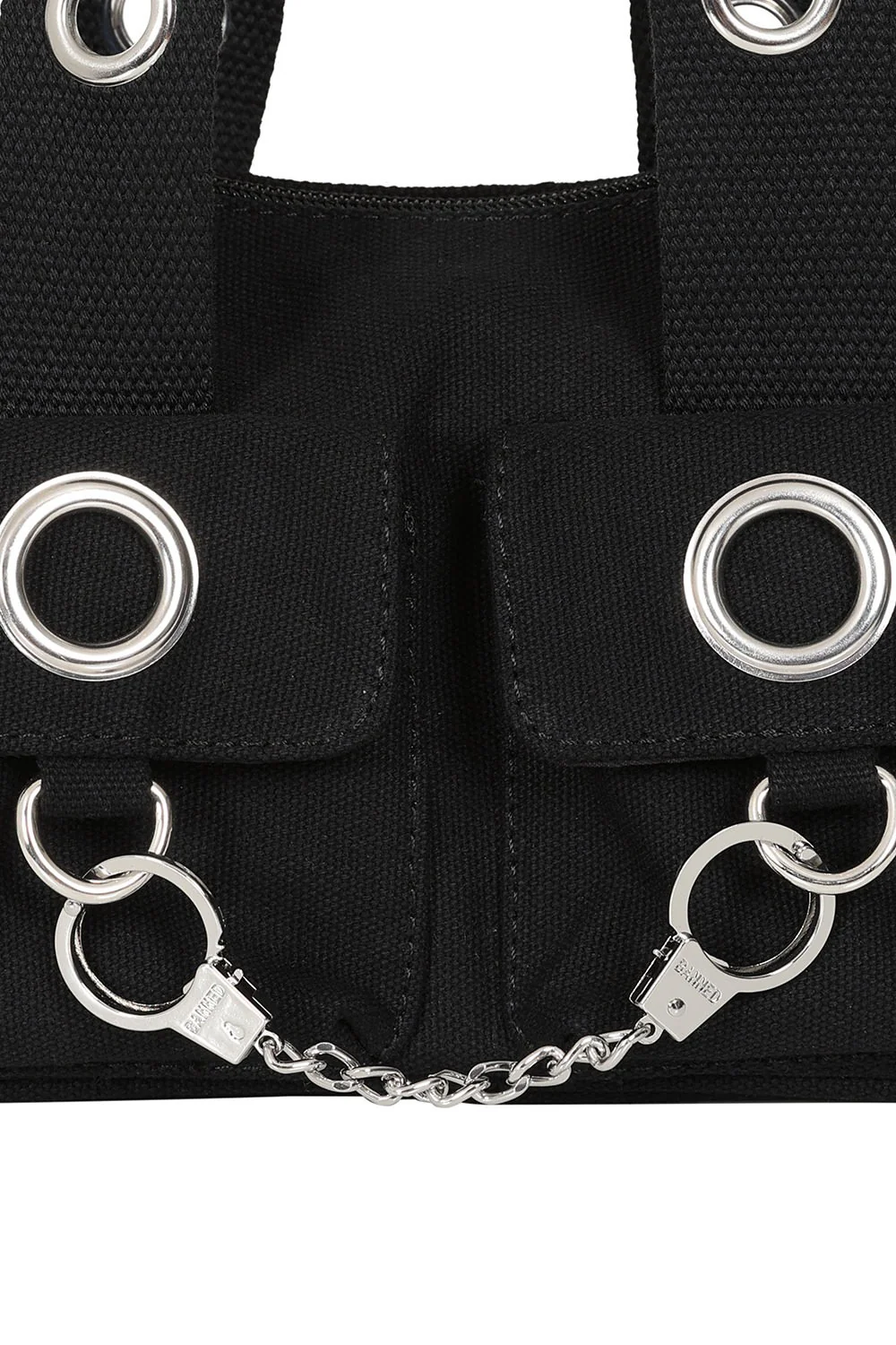 Mini Punk Eyelet Handbag - Image 4