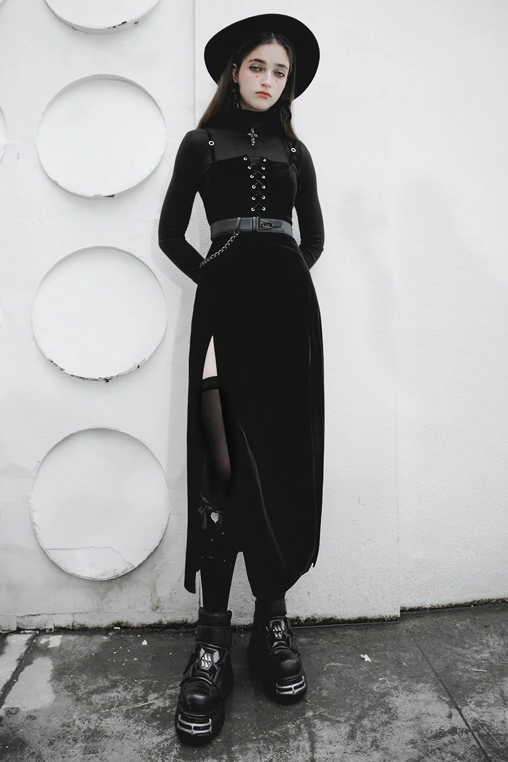 Misery Business Leg Slit Maxi Dress - Image 2