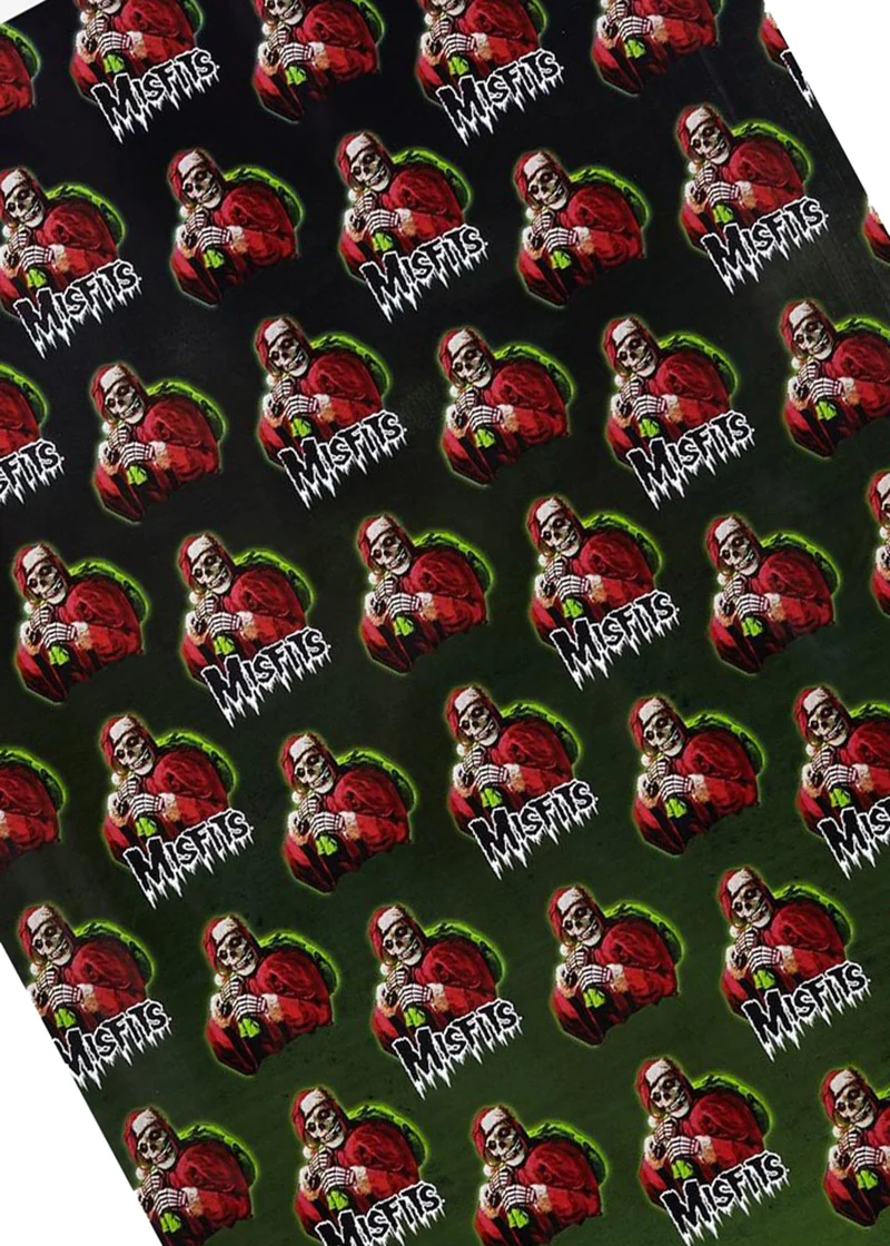 Misfits Crimson Cringle Wrapping Paper - Image 4