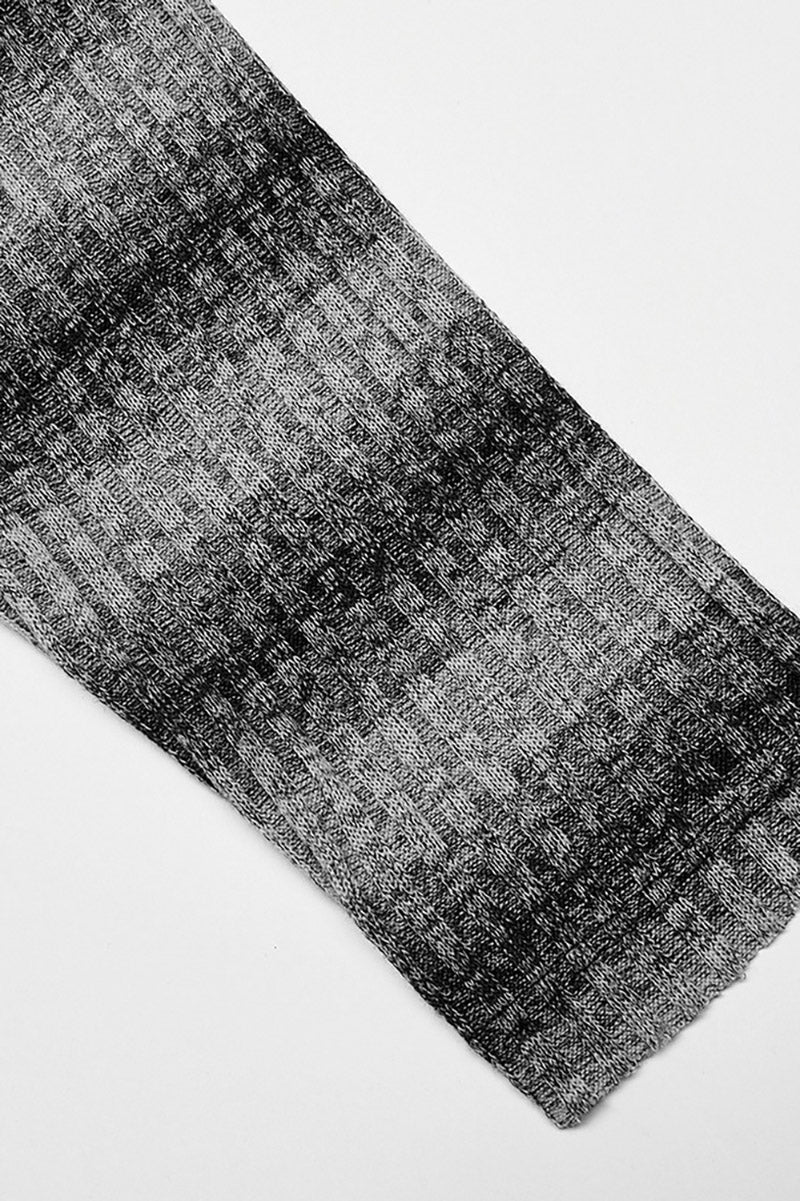 Moonash Striped Knitted Top [Black/Grey] - Image 8