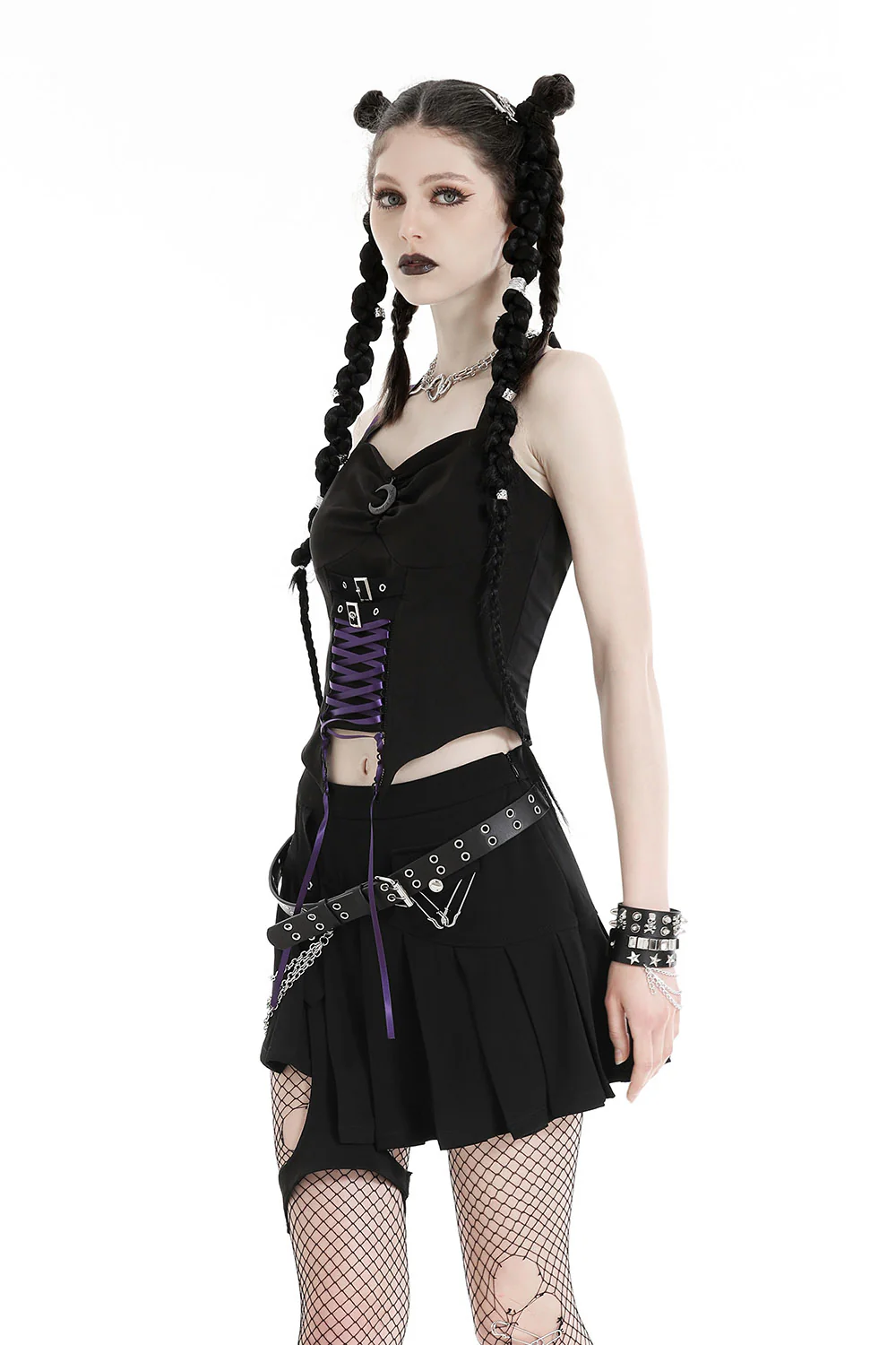 Moonhaunt Halter Crop Top - Image 2
