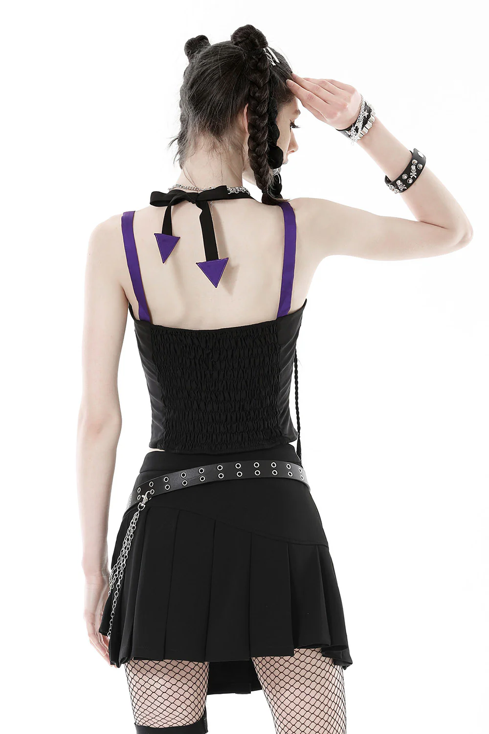Moonhaunt Halter Crop Top - Image 3