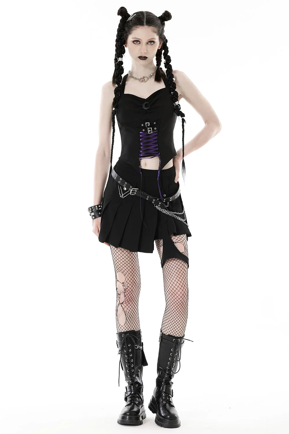 Moonhaunt Halter Crop Top - Image 4